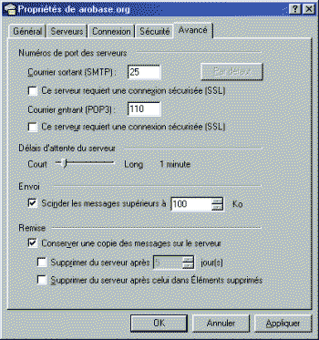 Scinder les messages