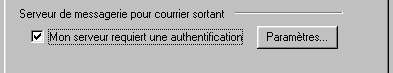 Mon serveur requiert une authentification