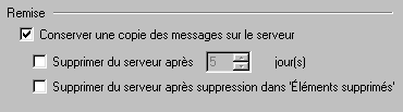 Conserver une copie des messages