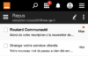 Orange mobile - boîte de réception