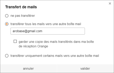 Redirection Orange