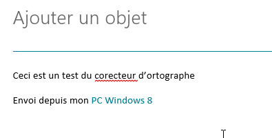 Exemple orthographe