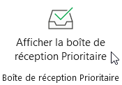 Boîte prioritaire Outlook