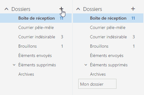 Créer un nouveau dossier