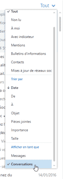 Afficher en tant que conversations