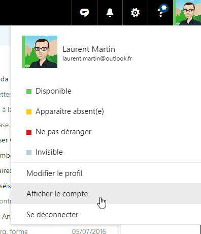 Profil Outlook.com