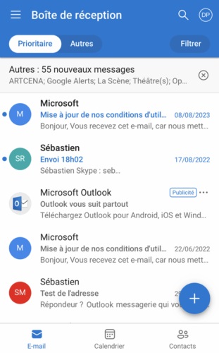 Outlook mobile