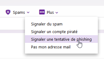 Signaler une tentative de phishing