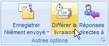 Différer la livraison