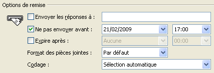 Options de remise