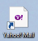 Raccourci Yahoo! Mail IE