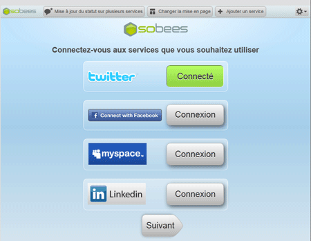 Réseaux sociaux connectés