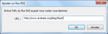 URL du flux RS