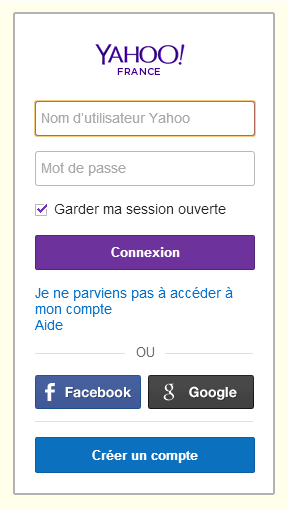 yahoo.fr mail boite de reception