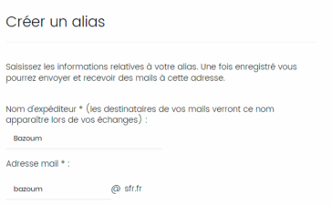 SFR Alias