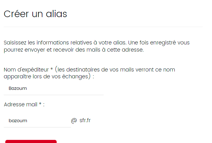SFR Alias