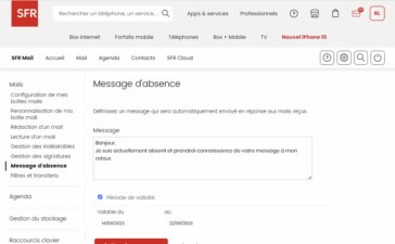 Répondeur SFR