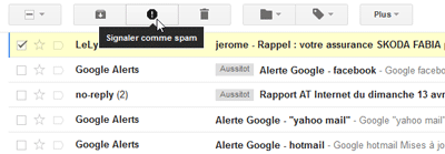 Signaler comme spam