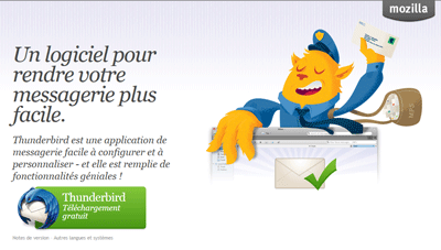 Téléchargement de Thunderbird