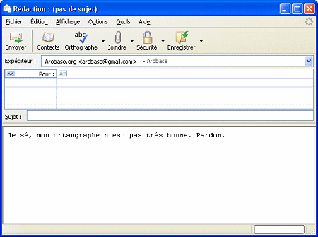 Exemple orthographe