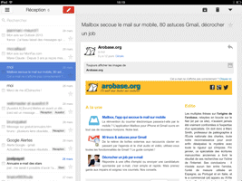 Gmail pour iPad