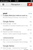 Gmail pour iPhone