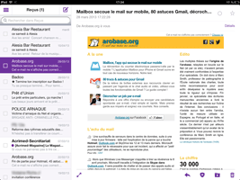 Yahoo Mail pour iPad
