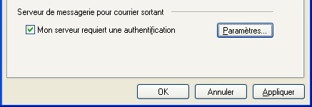 Authentification SMTP