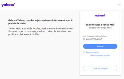 Anslut till Yahoo Mail