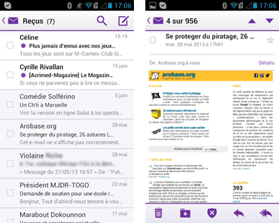 Yahoo Mail pour Android