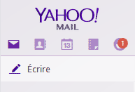 Icône message Yahoo Messenger