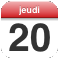 iPhone Calendrier