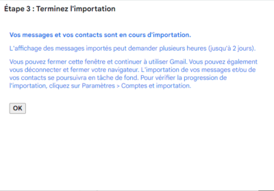 En cours d'importation