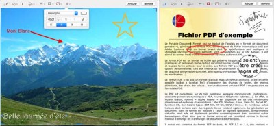 PDF et image annotés