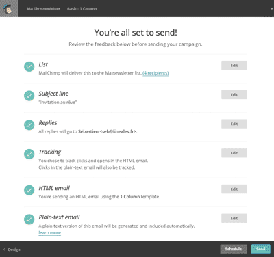 MailChimp check-up