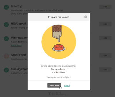 MailChimp - Send
