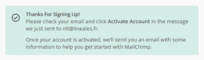 E-mail envoyé