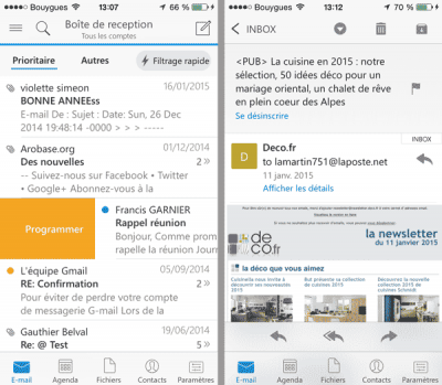 Outlook App