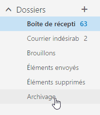 Dossier Archivage - Outlook.com