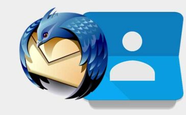 Thunderbird - Contacts Gmail