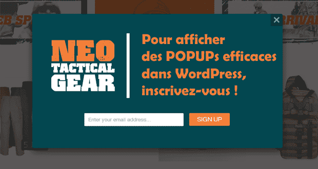 WordPress Popup