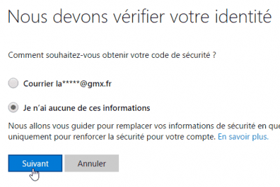 Récupérer votre compte Outlook.com