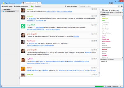 Fil Twitter dans Thunderbird