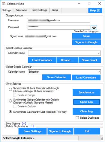 Calendar Sync