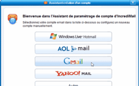 IncrediMail - assistant de paramétrage