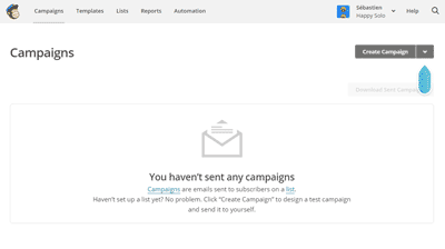 Créer une campagne MailChimp