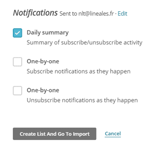 Notifications