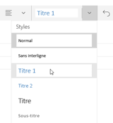 Styles Courrier Windows 10