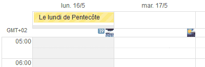 Fêtes et météo