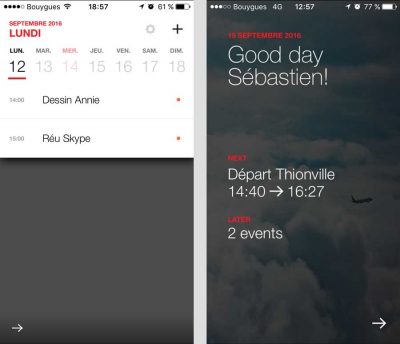 Les 6 meilleures applications agenda et calendrier sur iOS et